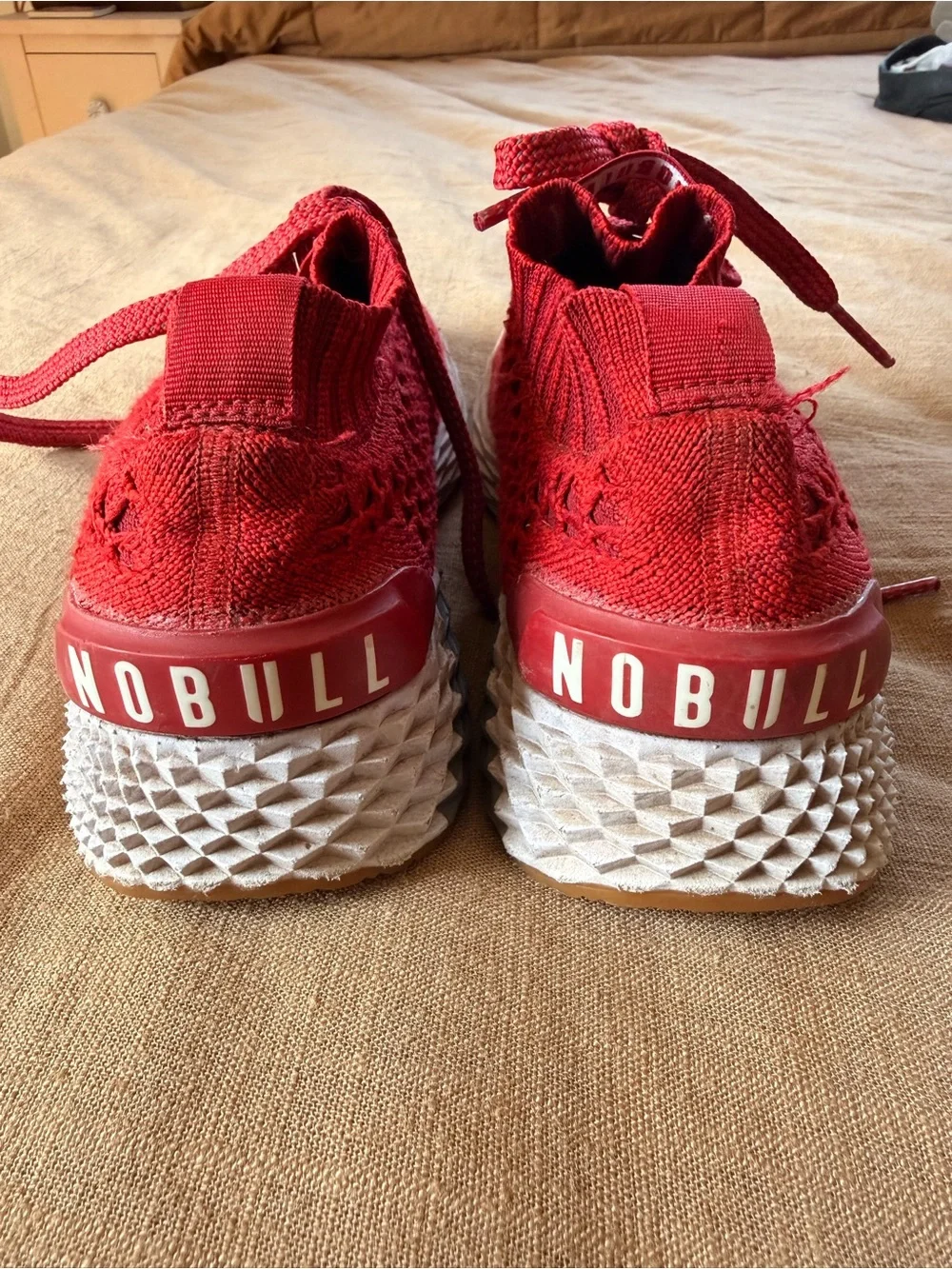 NOBULL Red Knit Training Sneakers
